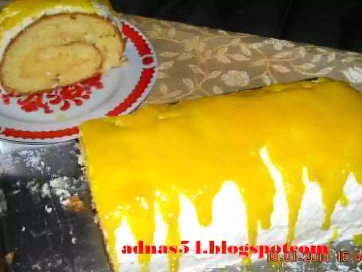 Rulada cu Crema de Lamaie - poza 2