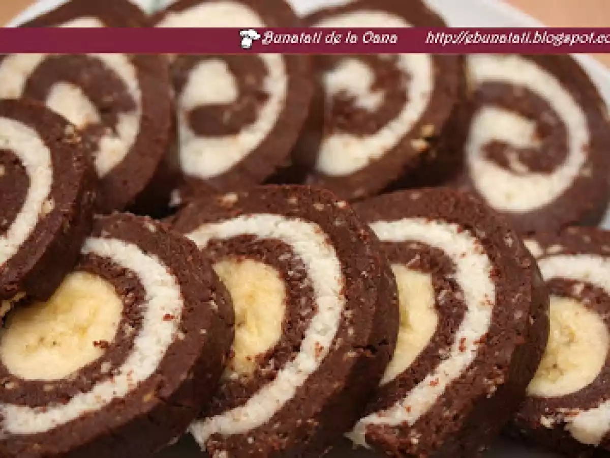 Rulada cu nuca de cocos