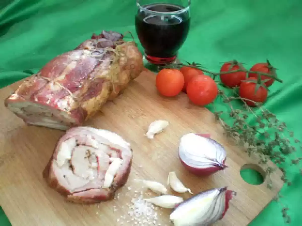 Rulada de muschi afumata