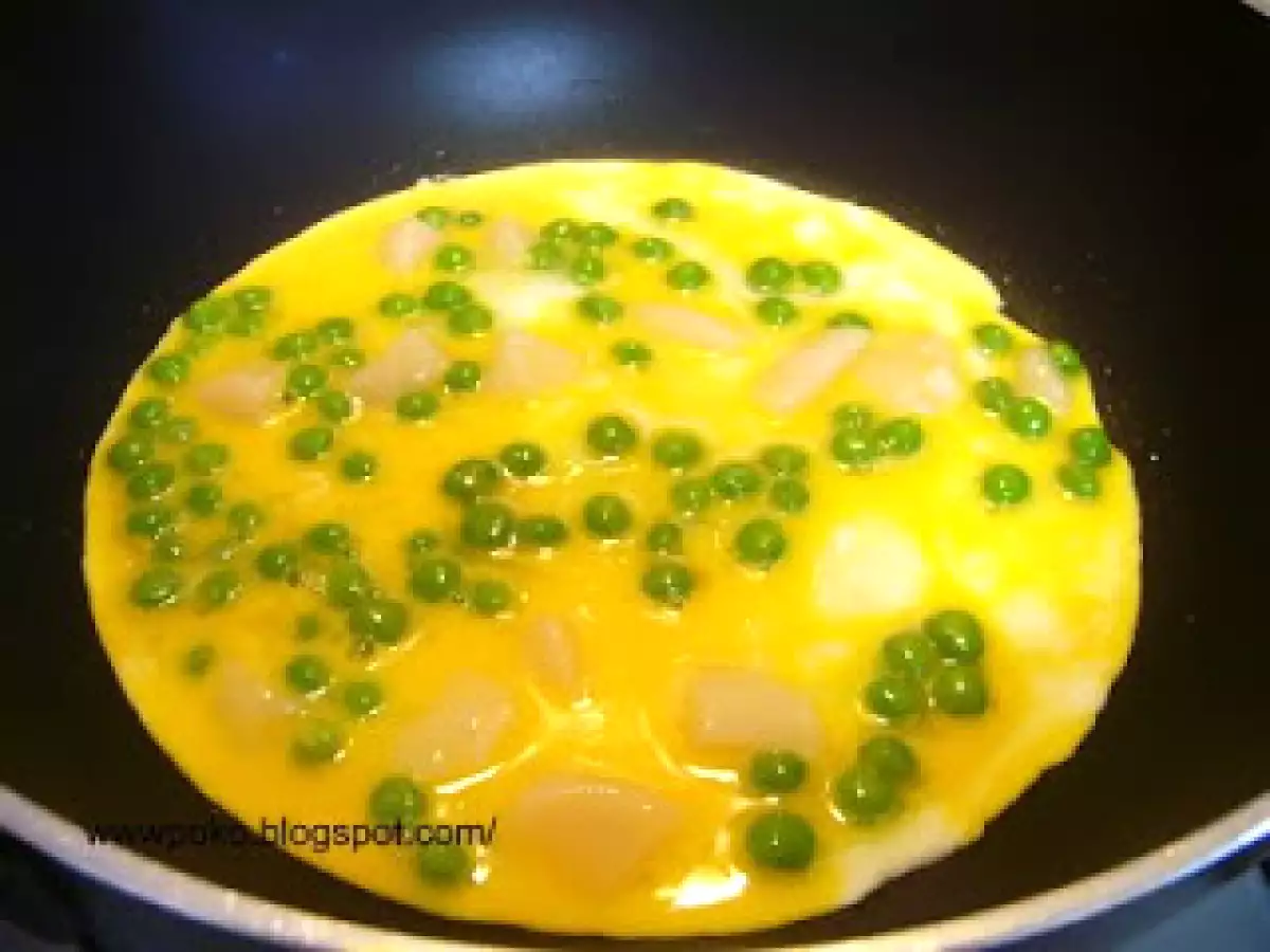 Rulada de ou cu mazare si scoici(hotate) - poza 2