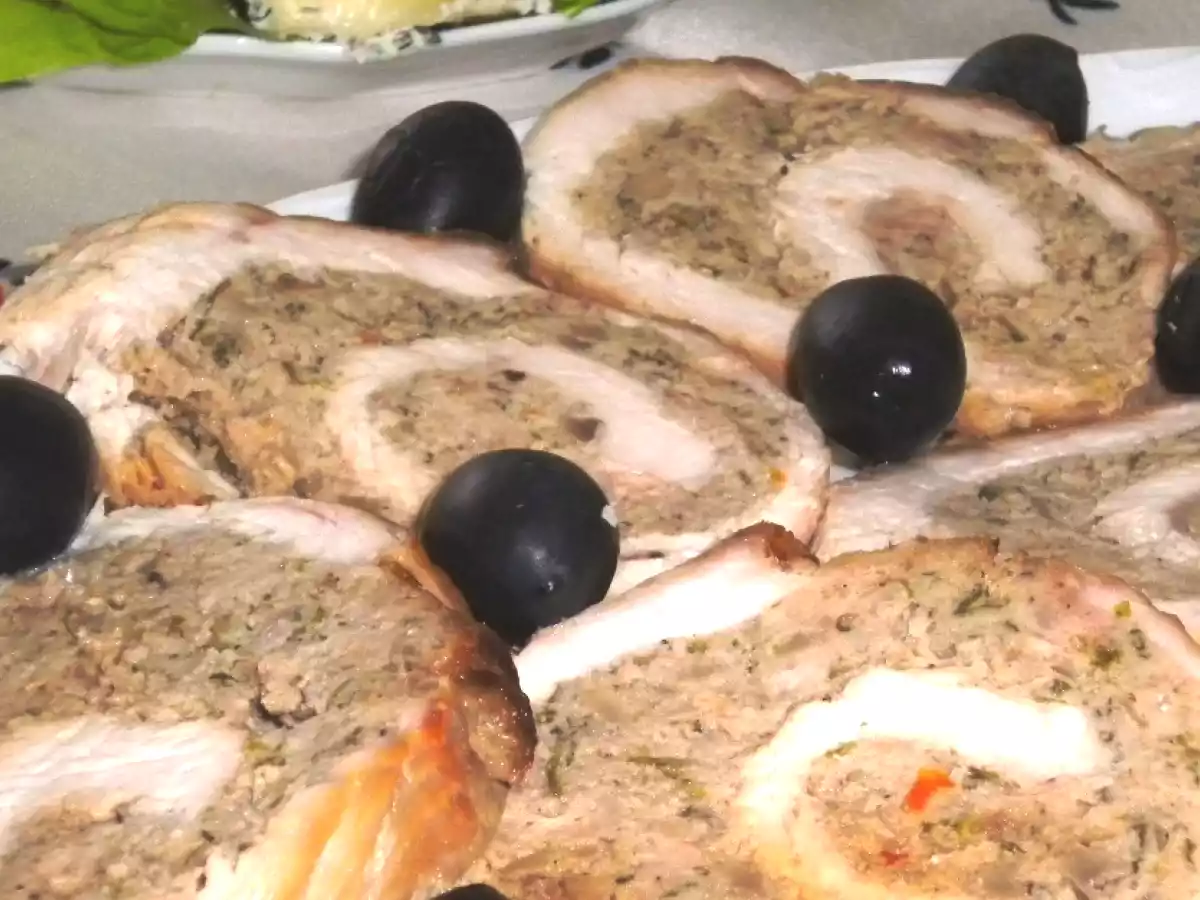 Rulada de piept de curcan