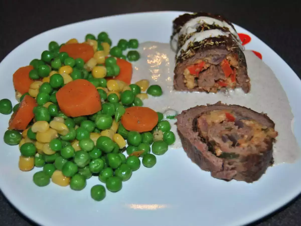 Rulada de vita cu ciuperci - poza 6