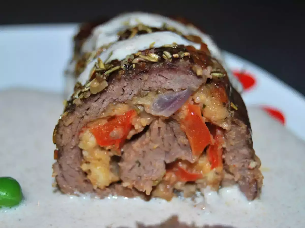 Rulada de vita cu ciuperci - poza 7