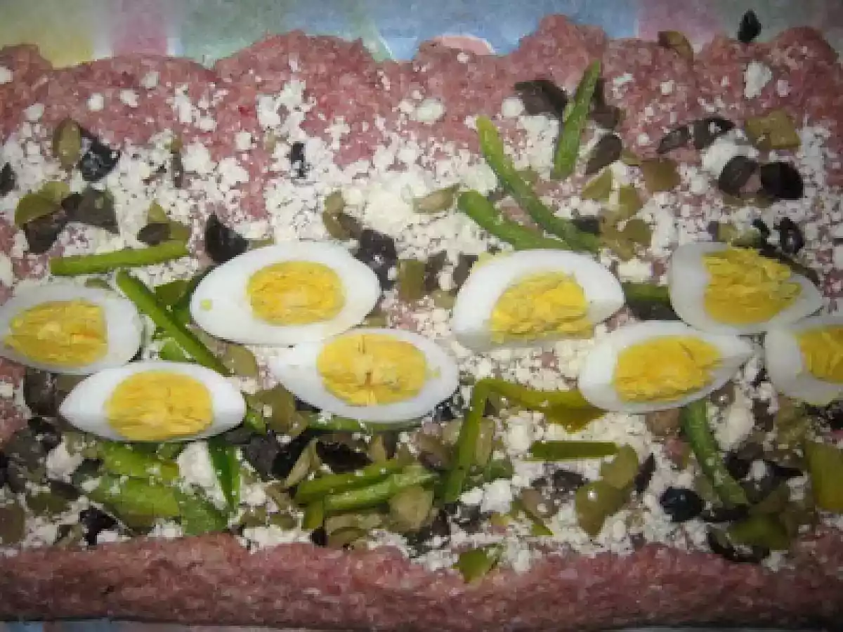 Rulada din carne tocata