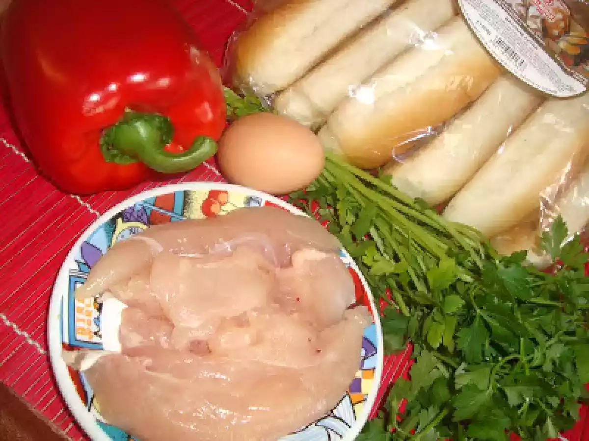 Rulada din paine cu piept de pui - poza 2