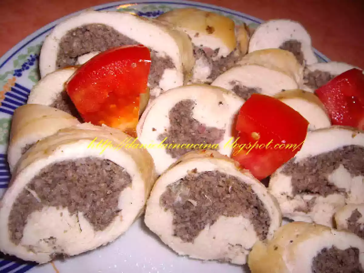 Rulada din piept de pui