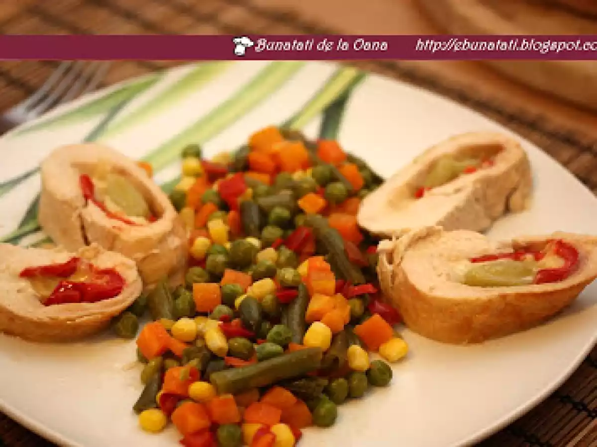 Rulada din piept de pui