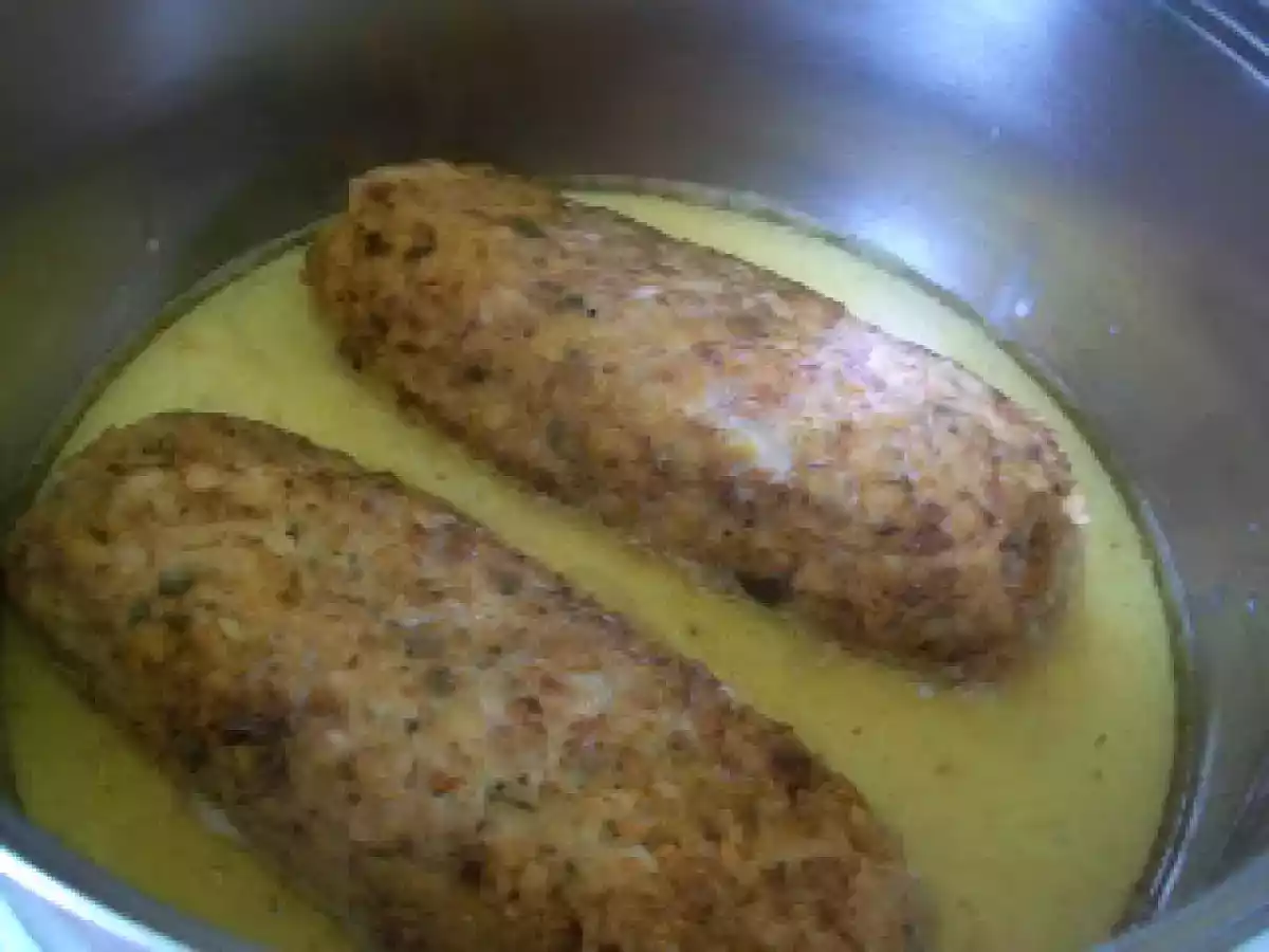 Rulada din piept de pui tocat - poza 5