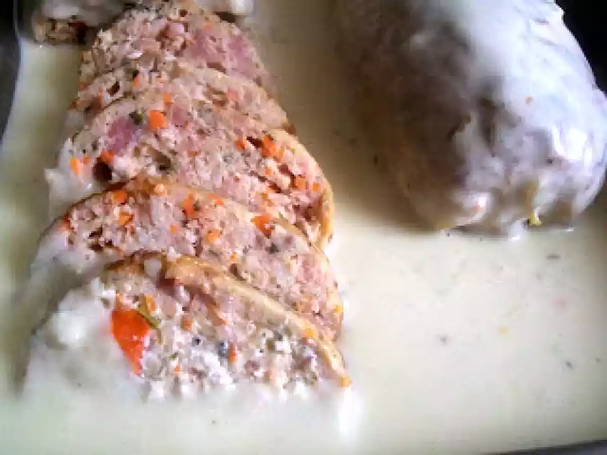 Rulada din piept de pui tocat - poza 6