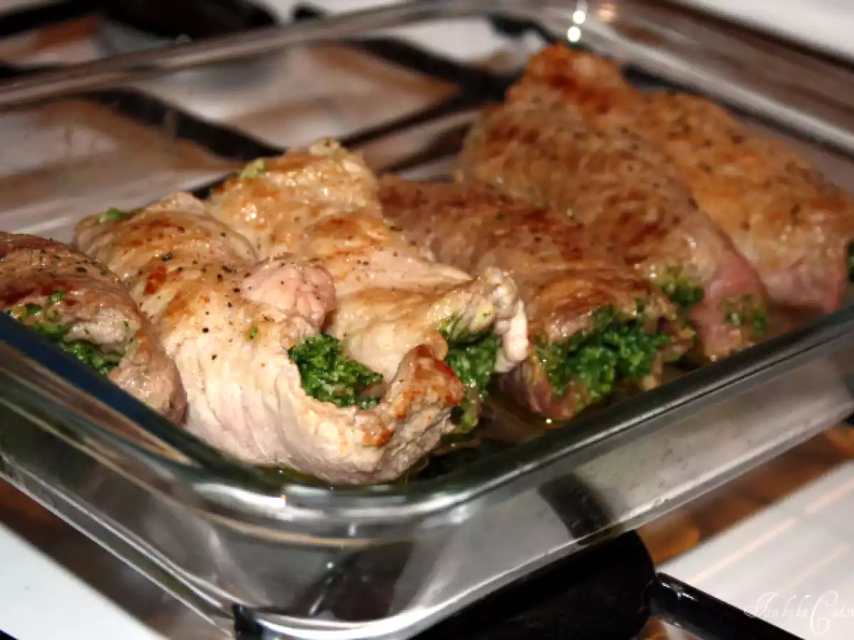Rulade de porc cu pesto de patrunjel - poza 3