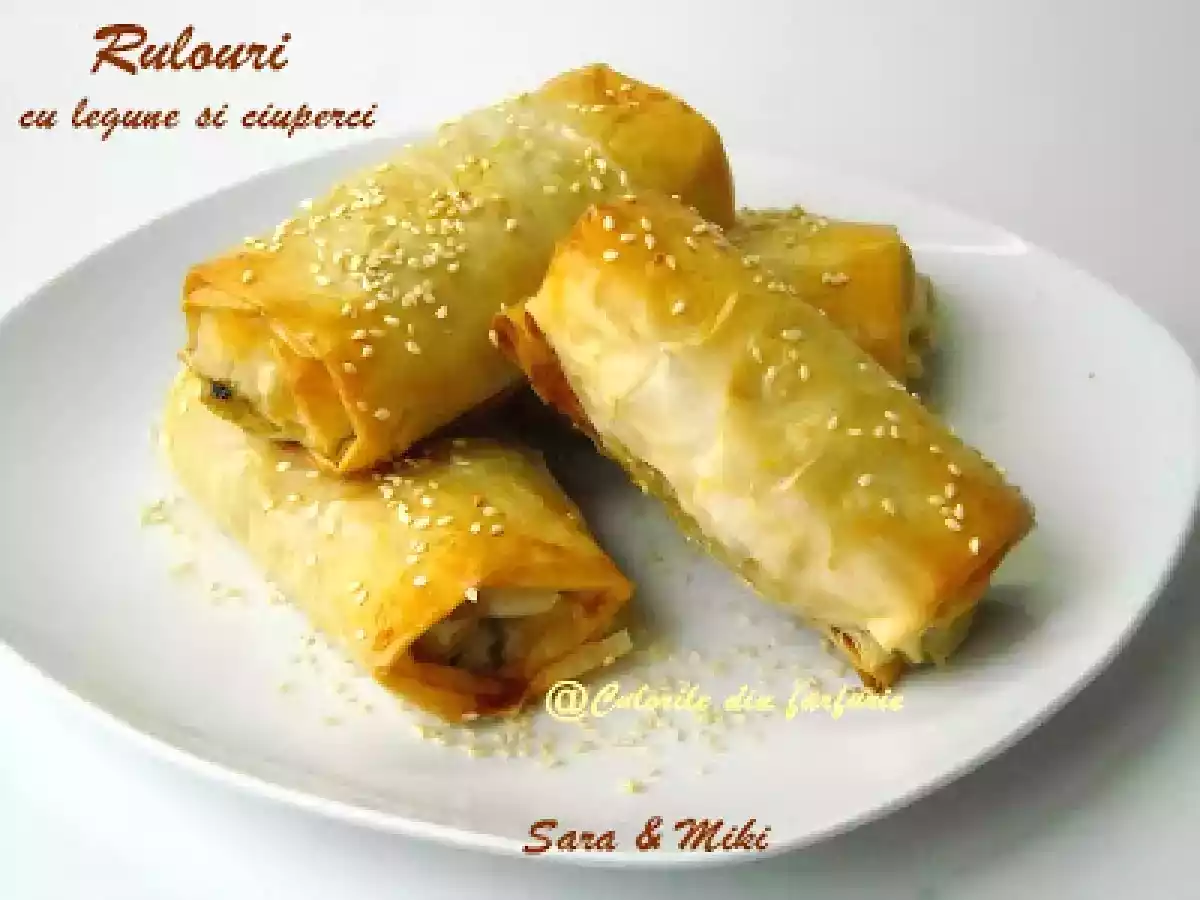 Rulouri cu legune si ciuperci - poza 4