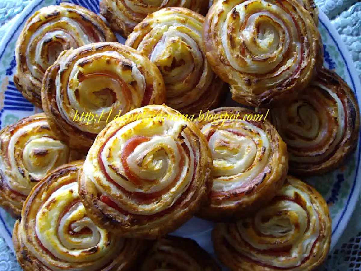 Rulouri cu sunca presata/Girelle con prosciutto cotto - poza 9