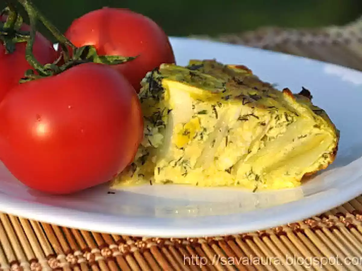 Rulouri de dovlecei cu branza, la cuptor - poza 2