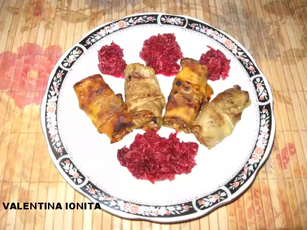 RULOURI DE DOVLECEL SI DE DOVLEAC UMPLUTE CU LEGUME - poza 2