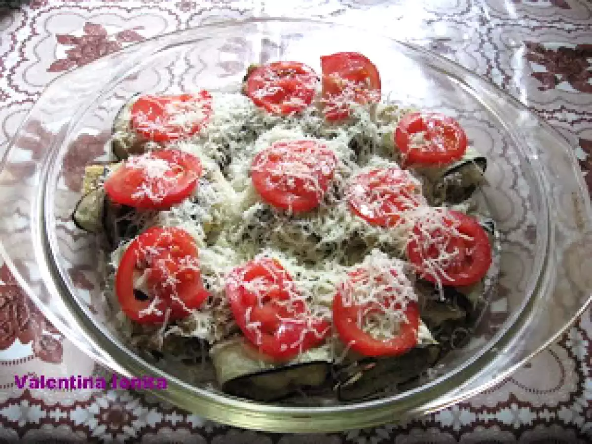 Rulouri de peste (merluciu) cu vinete - poza 3