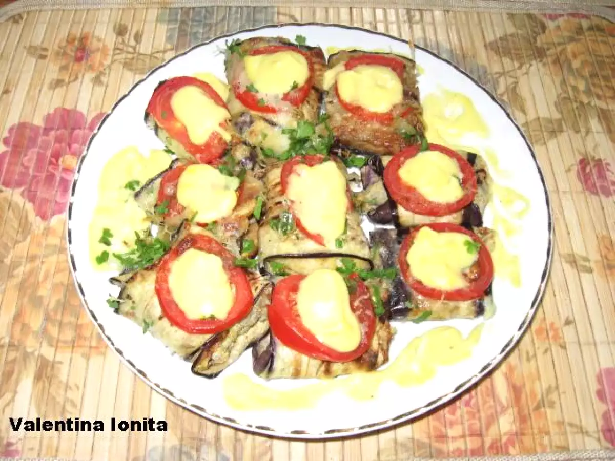 Rulouri de peste (merluciu) cu vinete - poza 4