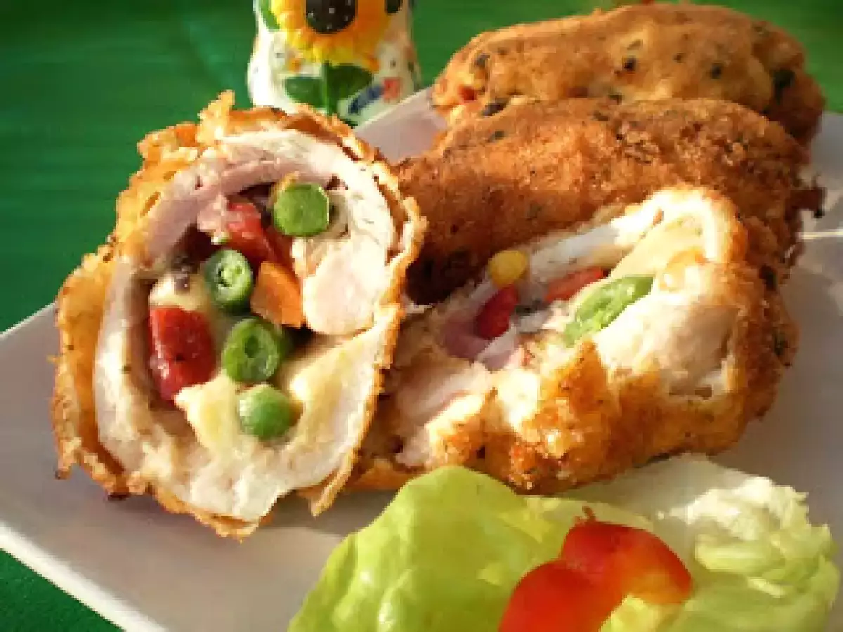 Rulouri de pui cu legume - poza 2