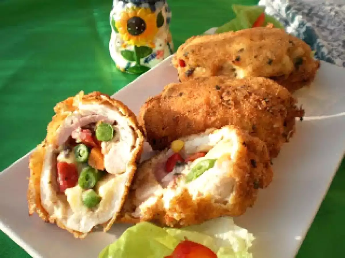 Rulouri de pui cu legume - poza 3