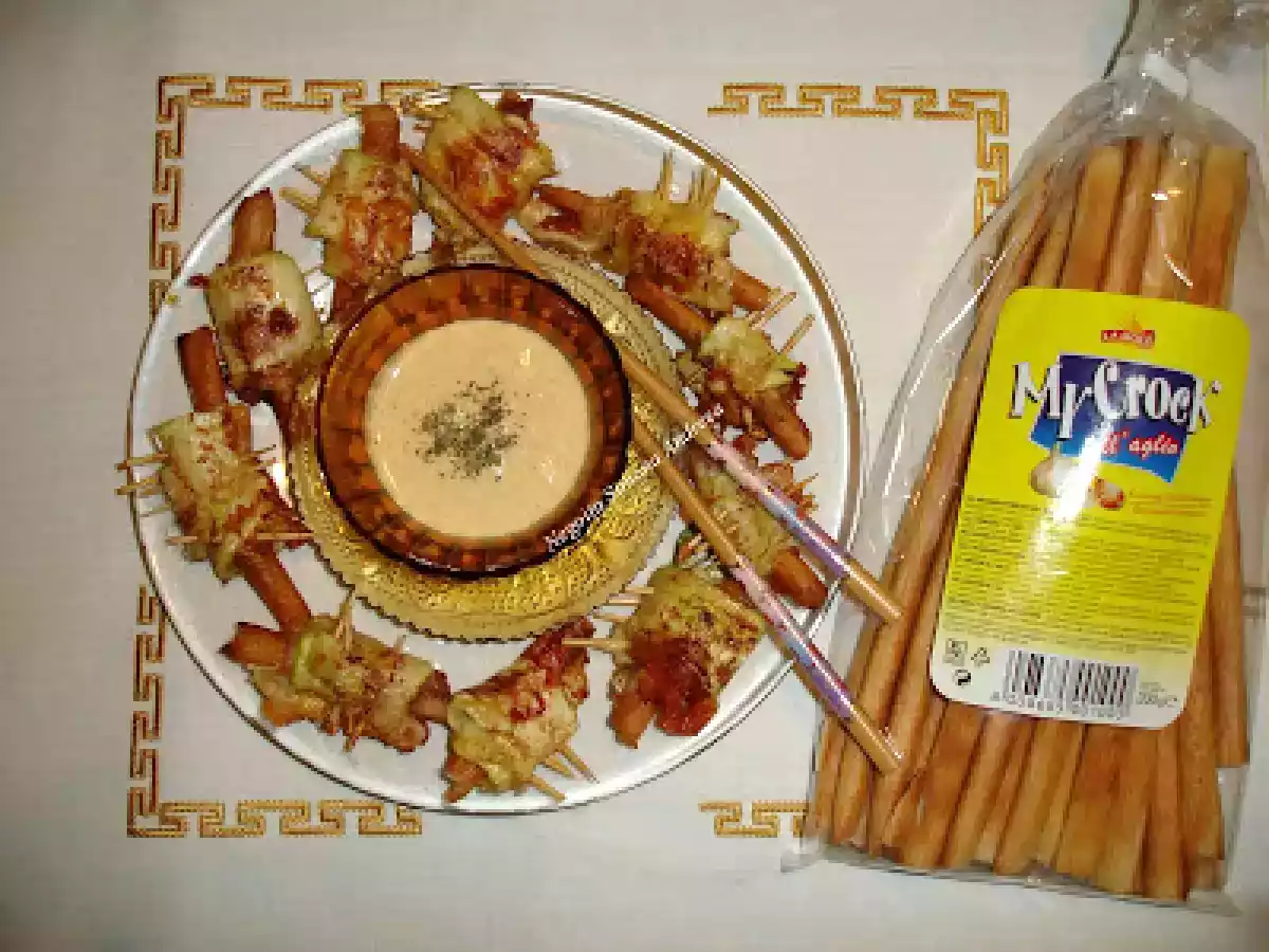 Rulouri din dovlecei cu sunca si cascaval