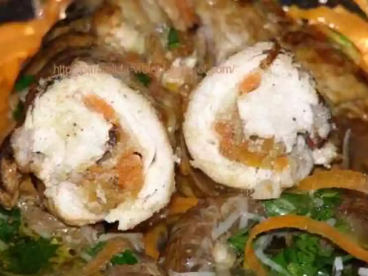 Rulouri din piept de pui