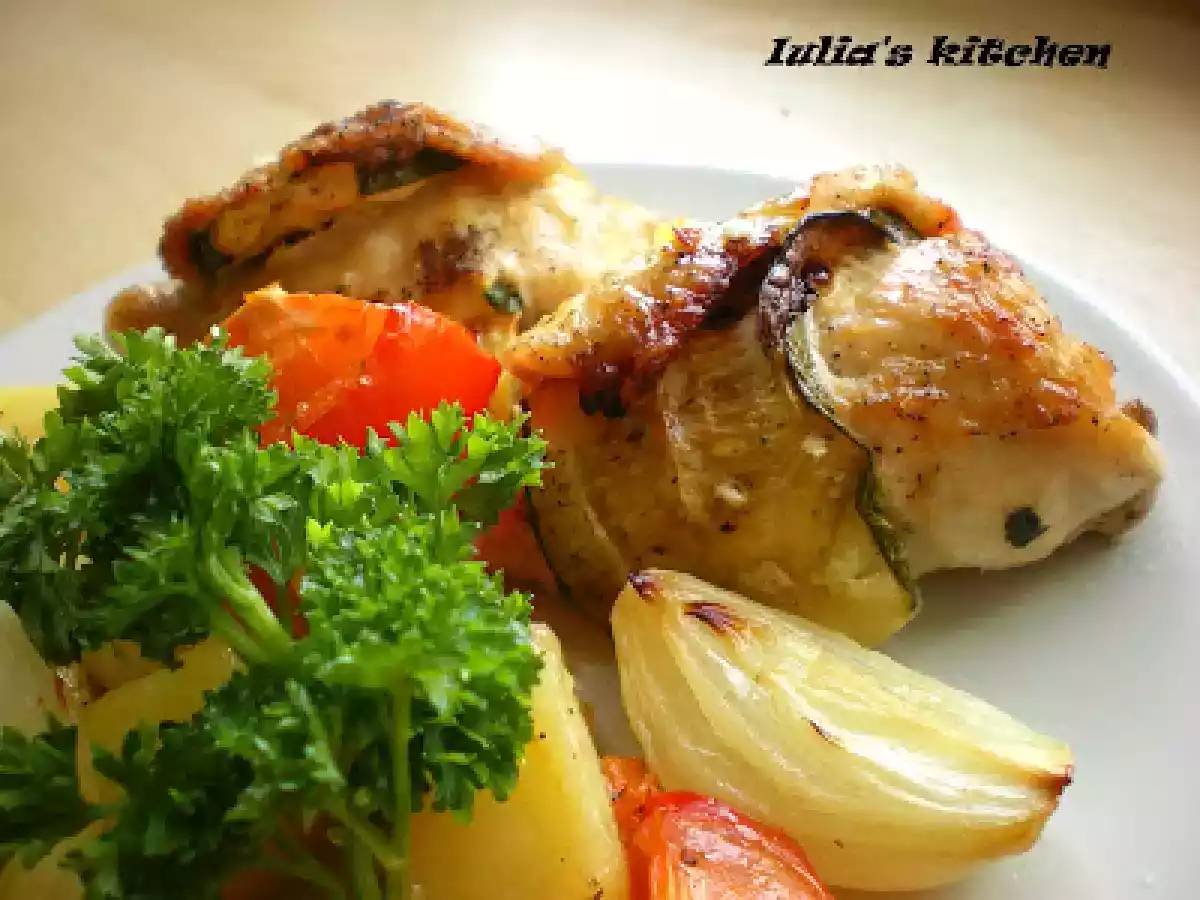 Rulouri din piept de pui cu zucchini - poza 2