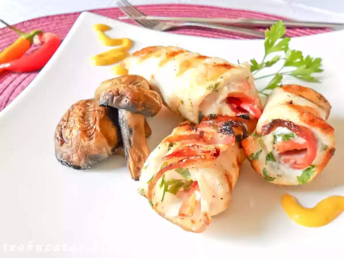 Rulouri picante de pui