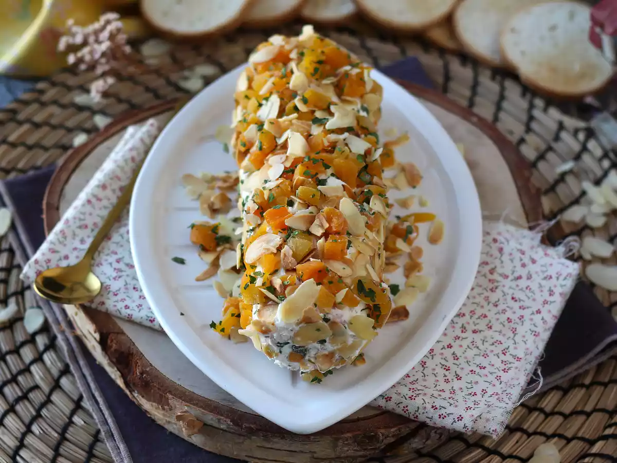 Salam cu cremă de brânză, caise și migdale: aperitivul perfect pentru petrecere! - poza 4