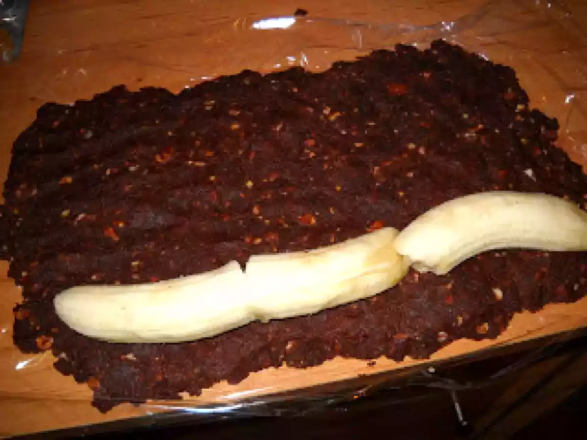 Salam de biscuii cu banane - poza 2