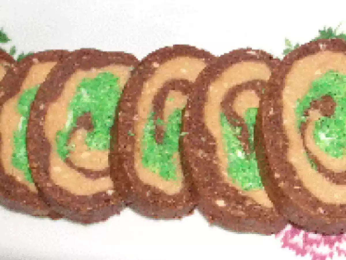 Salam de biscuiti in 3 culori