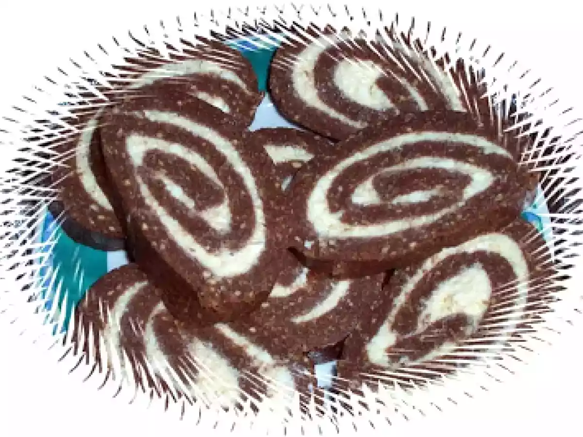 Salam de Biscuiti Umplut - Turos Keksztekercs