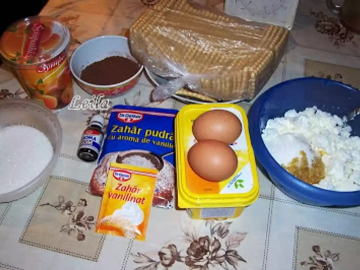 Salam de Biscuiti Umplut - Turos Keksztekercs - poza 2