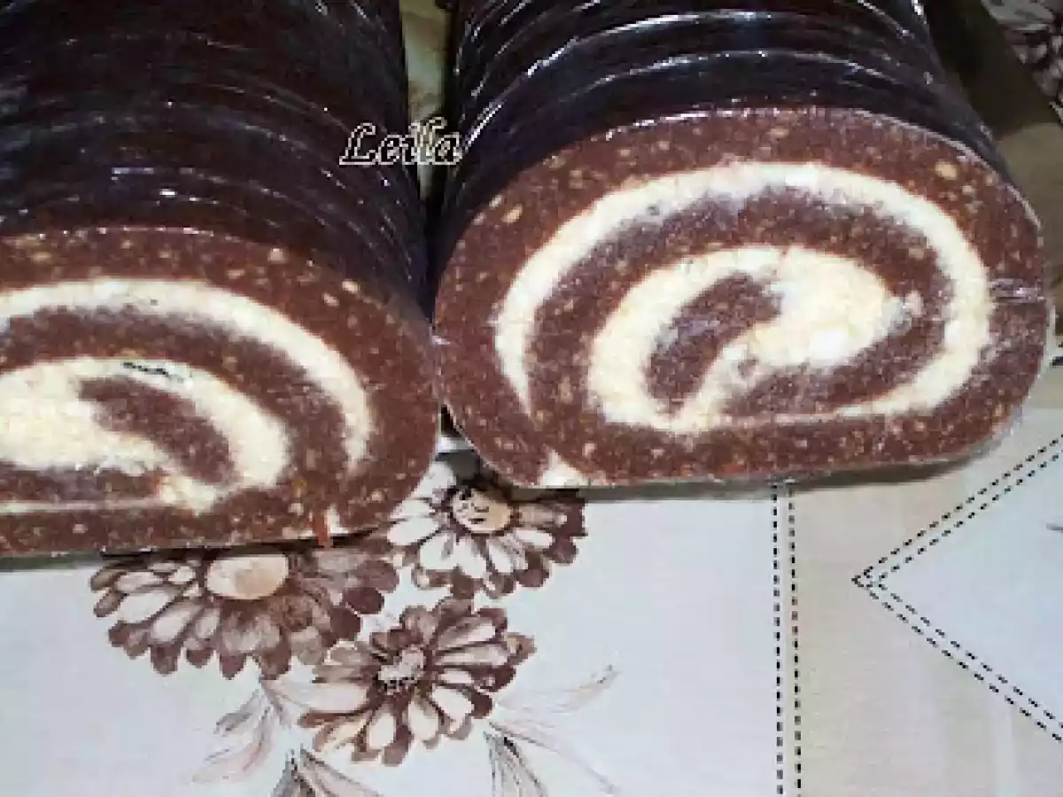 Salam de Biscuiti Umplut - Turos Keksztekercs - poza 10