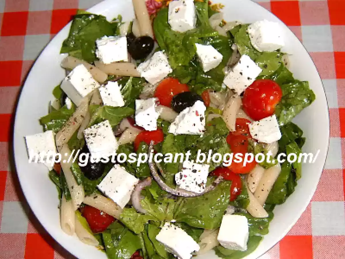 Salat de paste cu spanac - poza 2