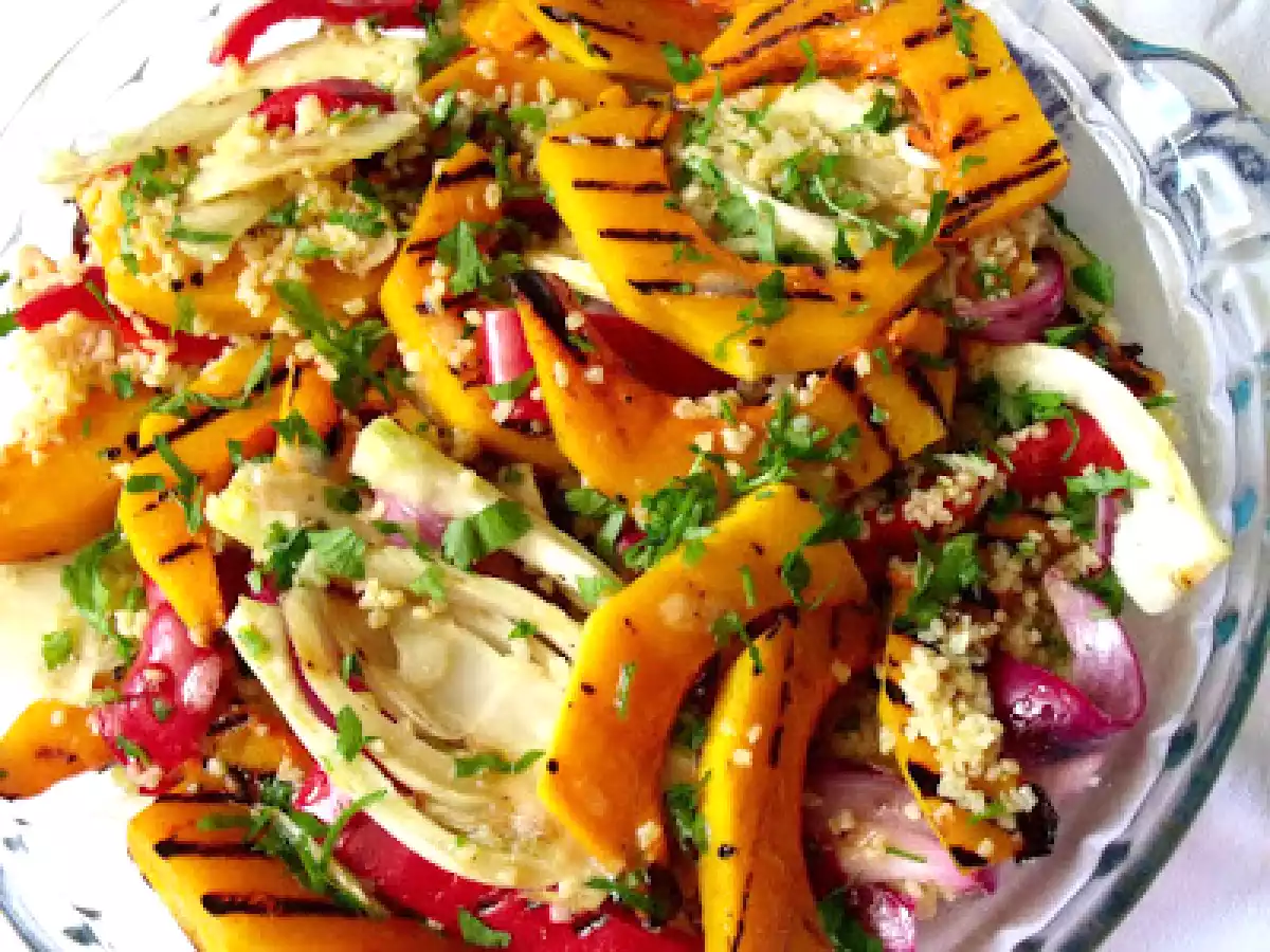 SALATA CALDA CU DOVLEAC SI FENICUL(WARM SALAD WITH PUMPKIN AND FENNEL) - poza 2