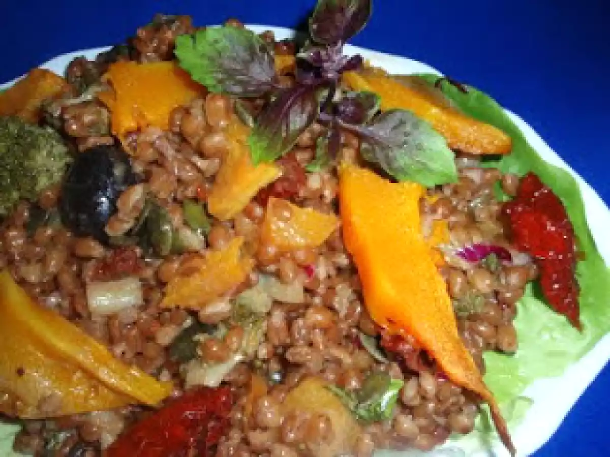 Salata cu dovleac si arpacas cu vinegreta balsamica - poza 2