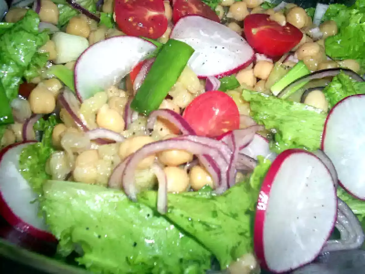 Salata cu naut si ardei copti - poza 5