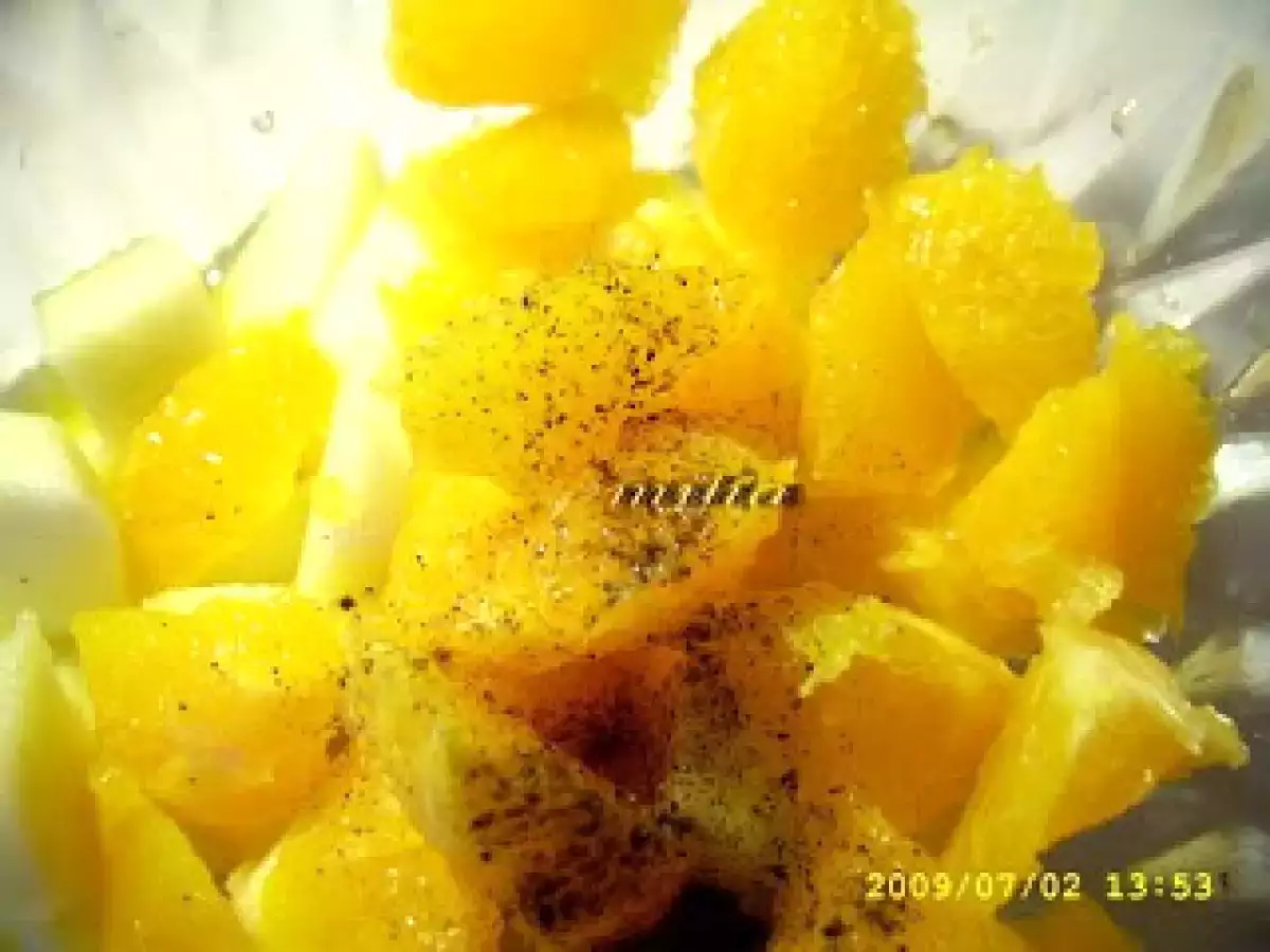 Salata cu nuca, mar si portocala - poza 3