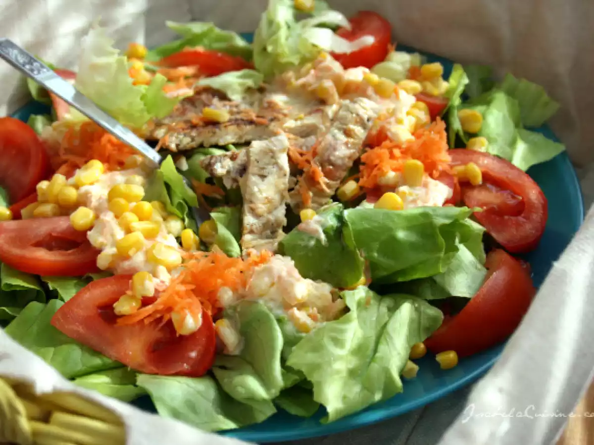 Salata cu piept de curcan pe grill - poza 2