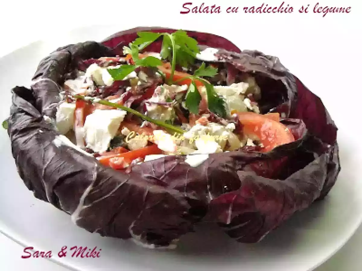 Salata cu radicchio si legume
