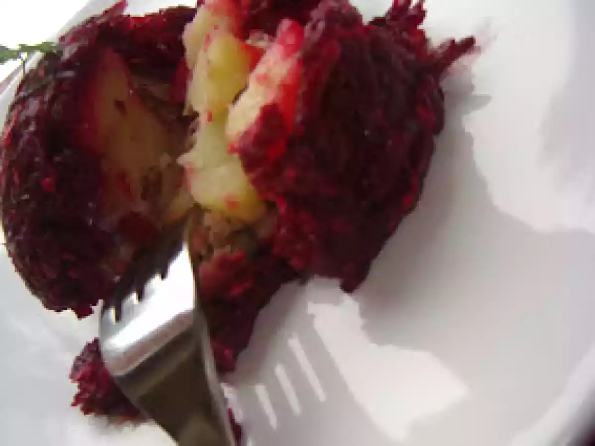 Salata cu sfecla si peste afumat - poza 5