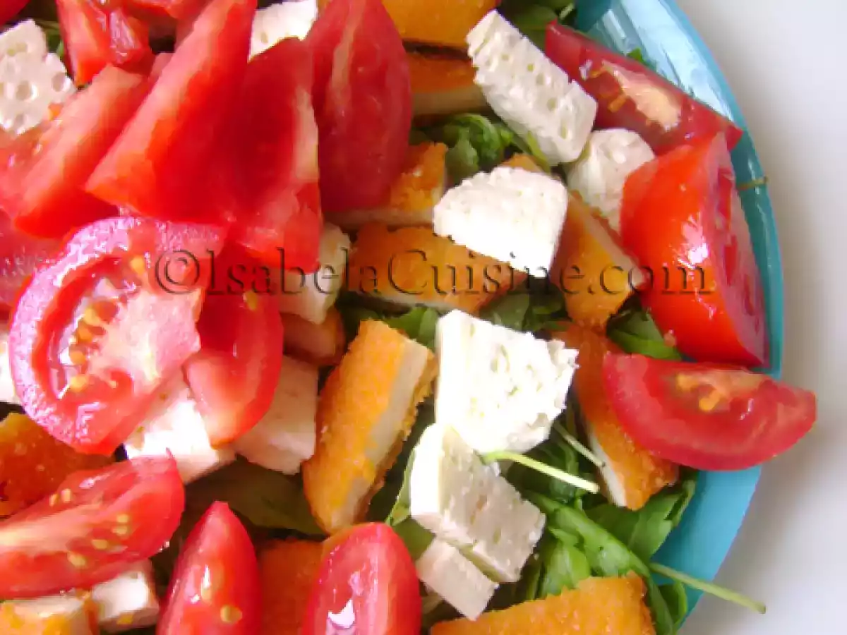 Salata cu snitel crocant de pui - poza 5