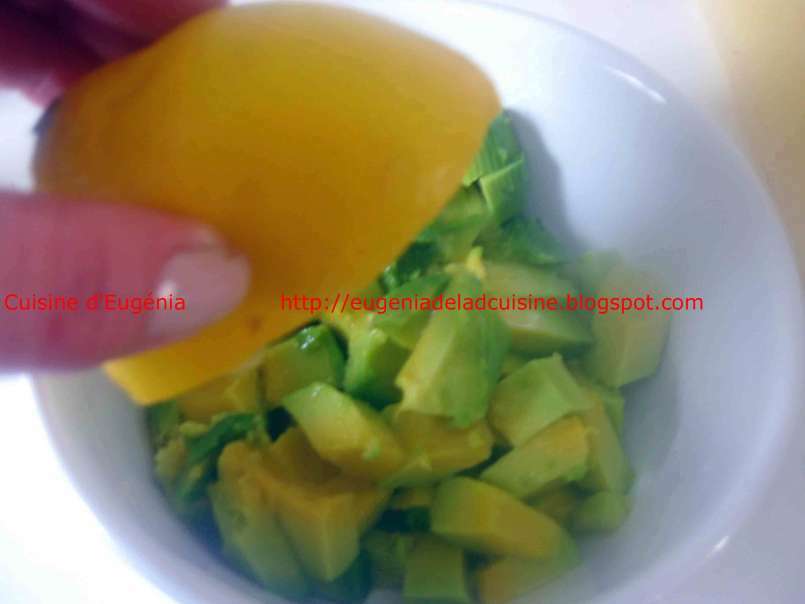 Salata de avocado (varianta) - poza 2