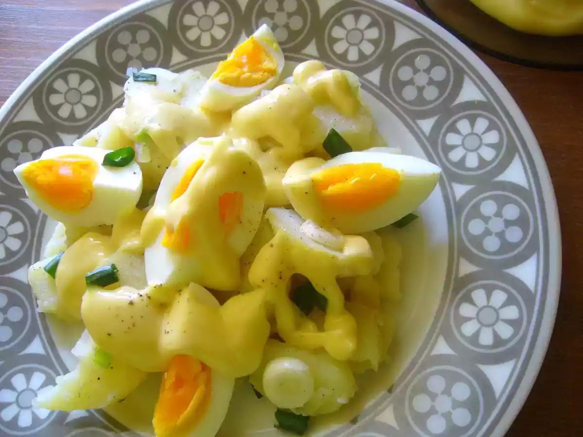Salata de cartof cu, sos maioneza cu smantana - poza 2