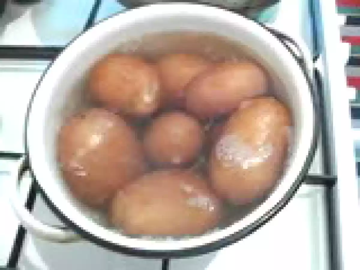 Salata de cartofi cu piept de pui in crusta de cocos - poza 4