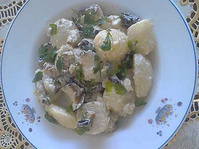 Salata de cartofi cu vinete