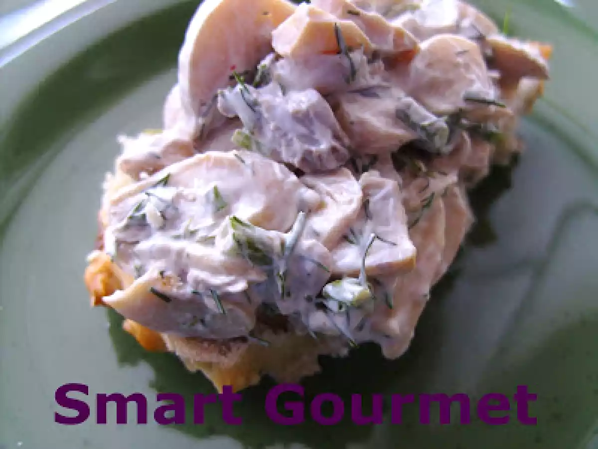 Salata de ciuperci cu maioneza