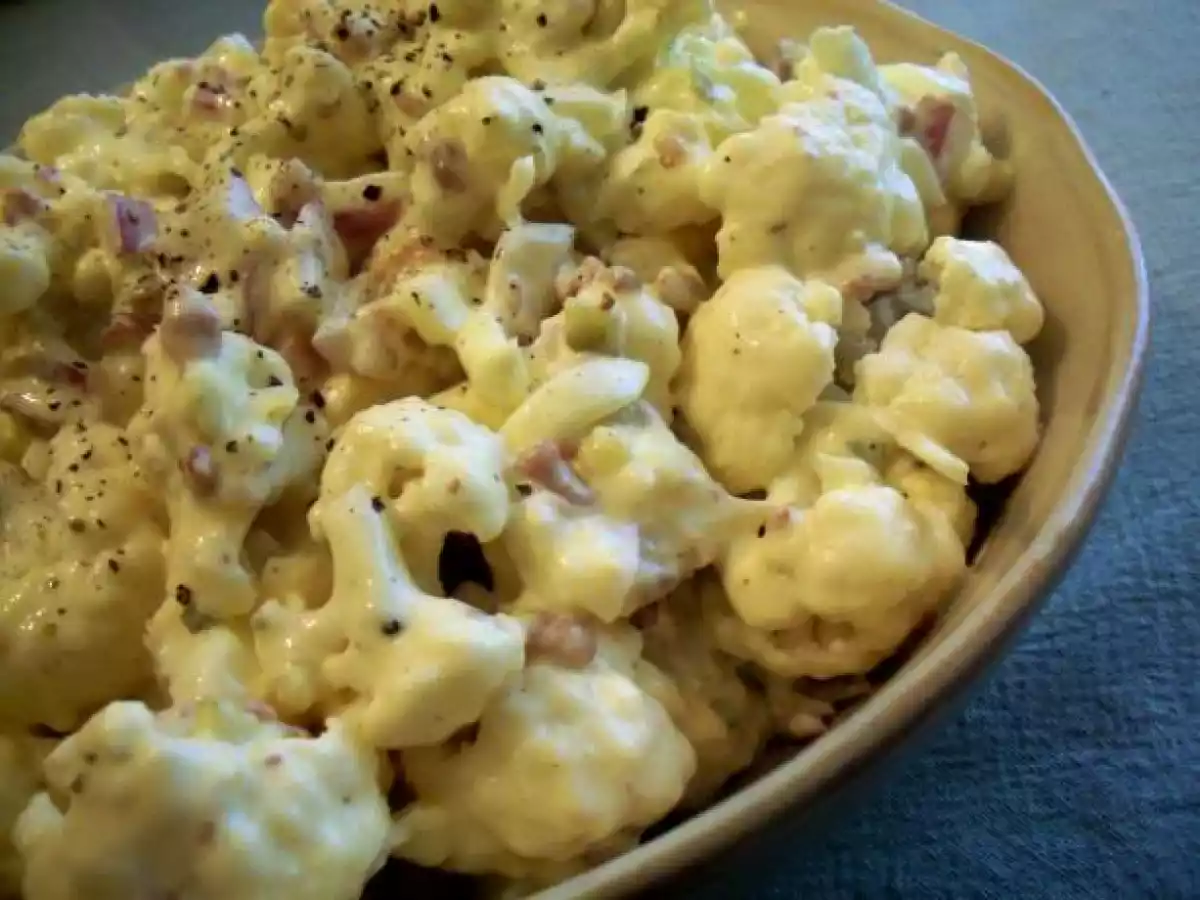 Salata de conopida cu maioneza