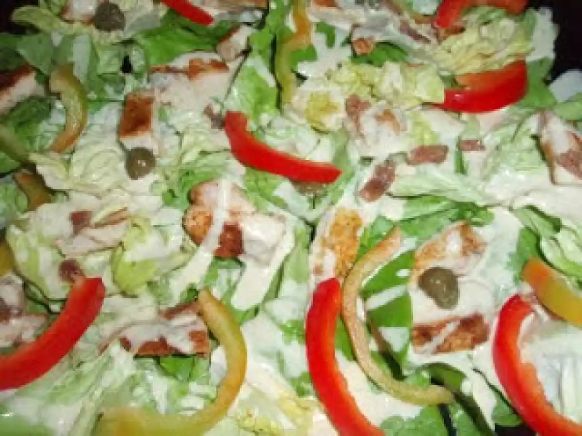 Salata de curcan cu sos tonnato