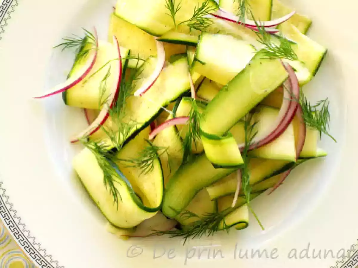 Salata de dovlecei/ Zucchini salad - poza 2