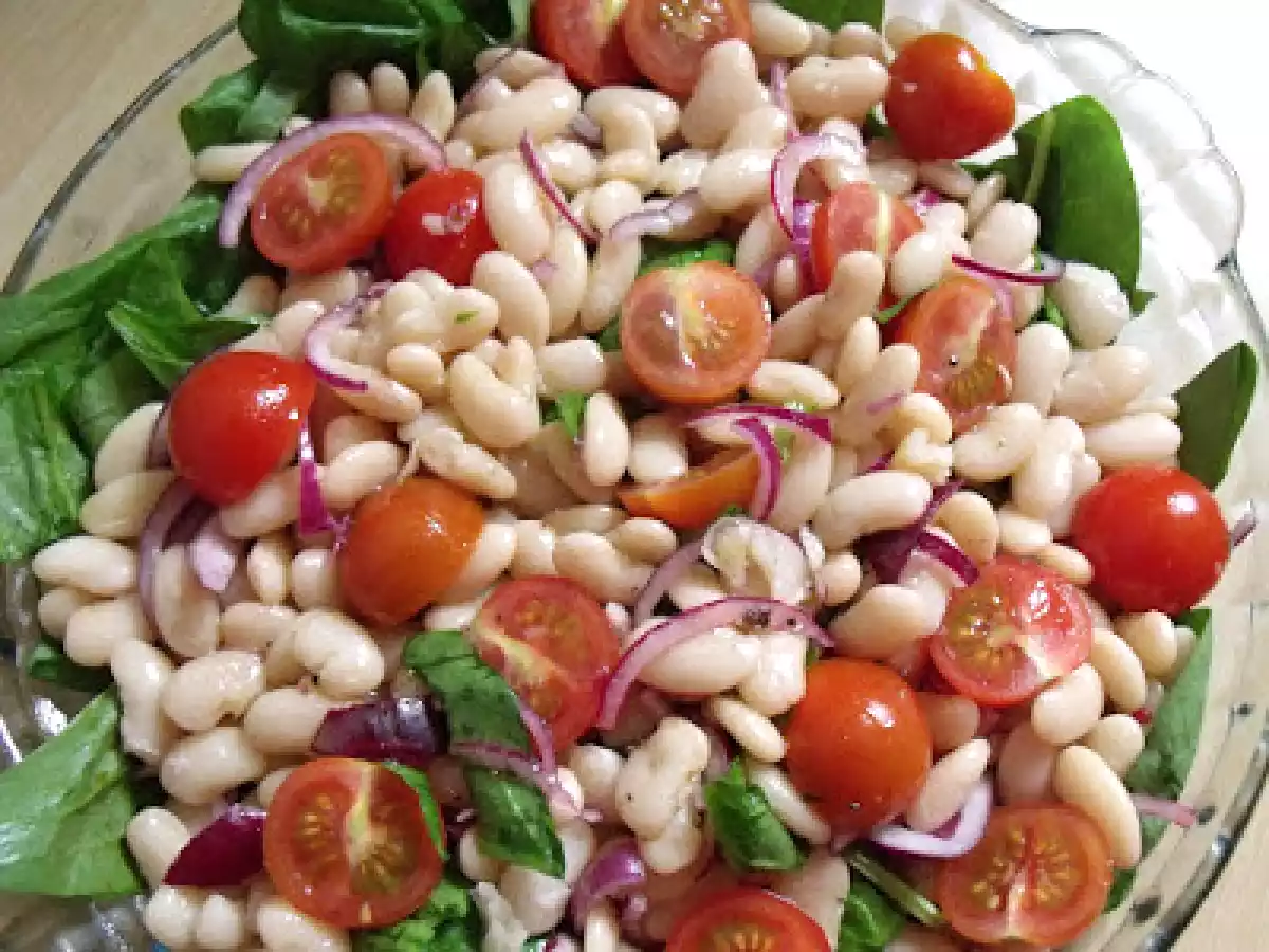 Salata de fasole alba (white beans salad) - poza 2
